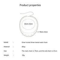 Sexy Multi Layer Chain Belly Belt Waist Chain Women Summer Beach Bikinis Festival Accessories Body Chain Jewelry Accessories 5