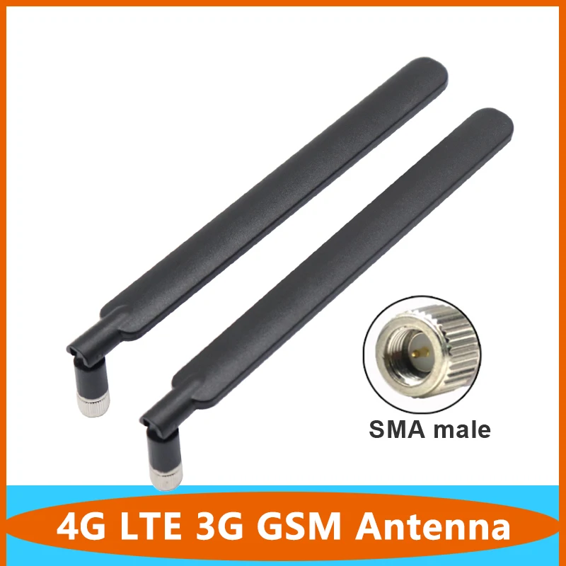 4G LTE 3G GSM Omni WiFi Router Aerial 698~2700Mhz High Gain 12dbi Folding Indoor Omnidirection Antenna With SMA Male Connector 12dbi wifi antenna 2 4g 5 8g dual band pole antenna sma male rp sma male with magnetic base for router camera signal booster