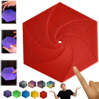 Fractal Fidget Hexagon 3D Printing Anti-Anxiety and Stress Relief Fidget Toys for Kids and Adults Mindful Meditation Tool - Image 2