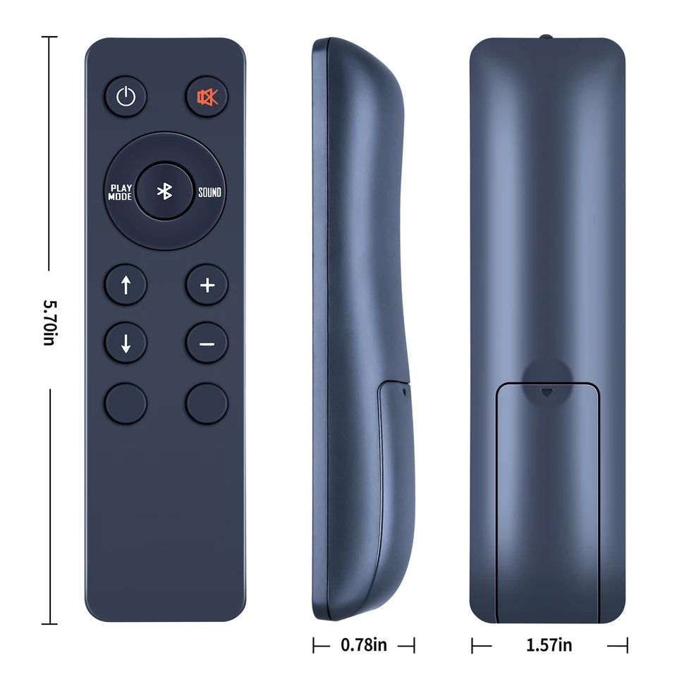 Telecomando Soundbar Senza Programmazione Telecomando Sostitutivo VINABTY - Per Soundbar Canton DM55 Serie RM Bose Telecomando - Foto 8