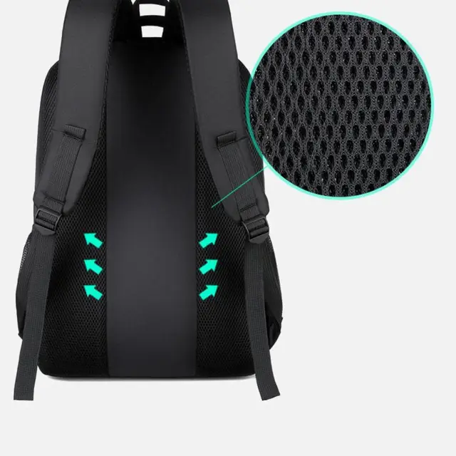 Business Commuting Men's Computer Backpack Large Capacity Multifunctional Waterproof Travel Backpack 5