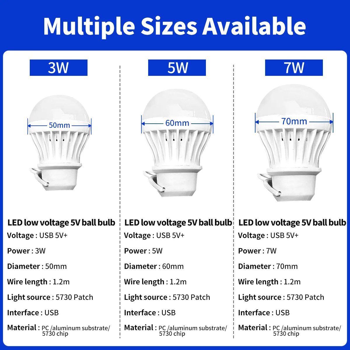 5W, 7W, Book Lights, Outdoor, Camping, Indoor,
