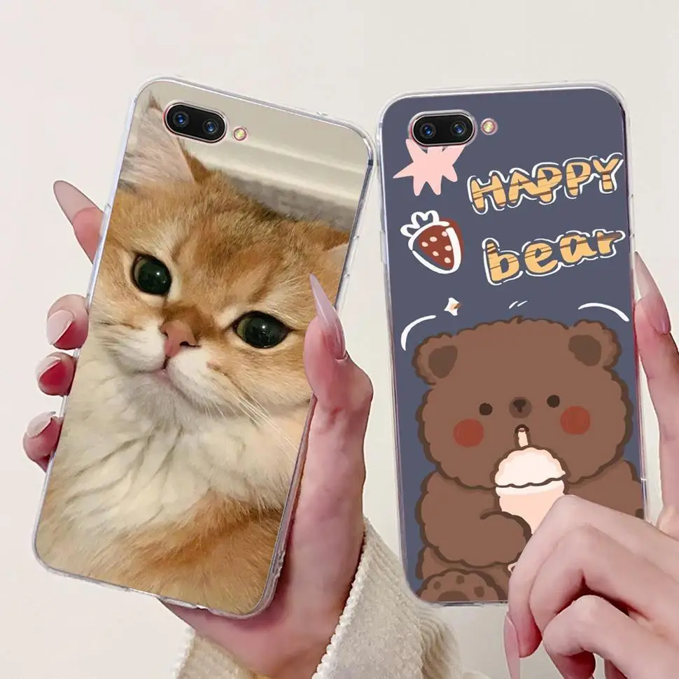 Cute Cartoon Soft Slim Phone Case Cover - Compatible with OPPO Models