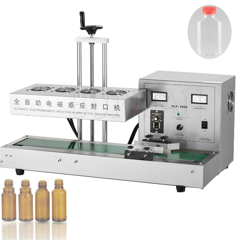 

Automatic Electromagnetic Foil Sealing Machine Continuous Induction Sealer Machine Desktop Stainless Steel