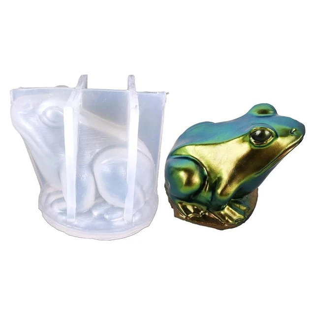 Silicone Frog Mold Cartoon 3D DIY Animals Silicone Resin Molds