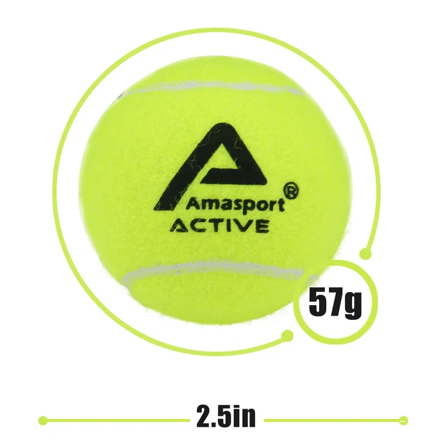 AMASPORT Tennis Balls Practice Training Pressureless High Quality Durable Bouncy Balls for Beginner Tennis Sport 3