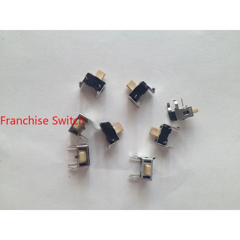 10PCS Light Touch Switch Button  3*6*7mm With Bracket Horizontal 2-pin Small  3X6X7MM