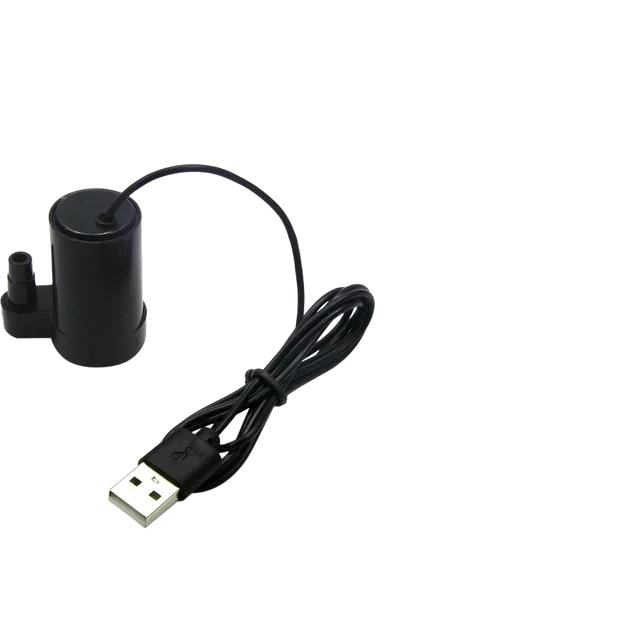 ปั๊มน้ำใต้น้ำขนาดเล็กแบบไมโครไร้เสียงรบกวน DC 3-5V USB สำหรับตู้ปลา บ่อปลา น้ำพุ ปลูกพืชไร้ดิน สวน 1