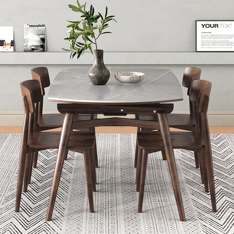 

Modern Luxury Dining Table Apartment Waterproof Nordic Organizer Dining Table Marble Dressing Muebles De Cocina Home Furniture