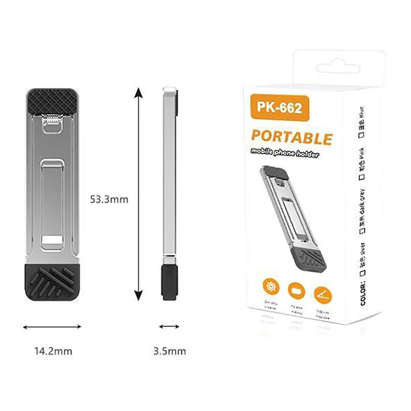 1pc 아연 합금 접이식 노트북 스탠드 휴대용 초박형 노트북 냉각 패드 태블릿 라이저 조절 가능한 높이 데스크탑 홀더