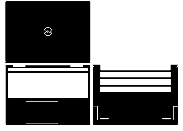 3Pcs Autoadesivo Della Pelle Della Copertura Per Dell Xps 13 7390 9310 M3800 Xps 15 9530 Inspiron 16 Più Il 7610 5481 15-7559 15-7557 15-5577 15-5576