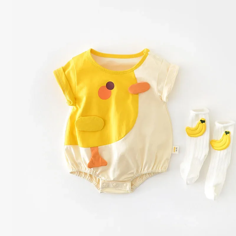 Cute Baby Girls Summer One Piece Bodysuit