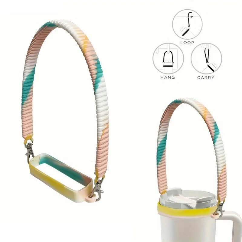 Water Bottle Water Bottle Handle Water Bottle Sling Carrier Holder Strap Soft Durable Silicone For Most 8-40oz Bottles For Cup Accessories