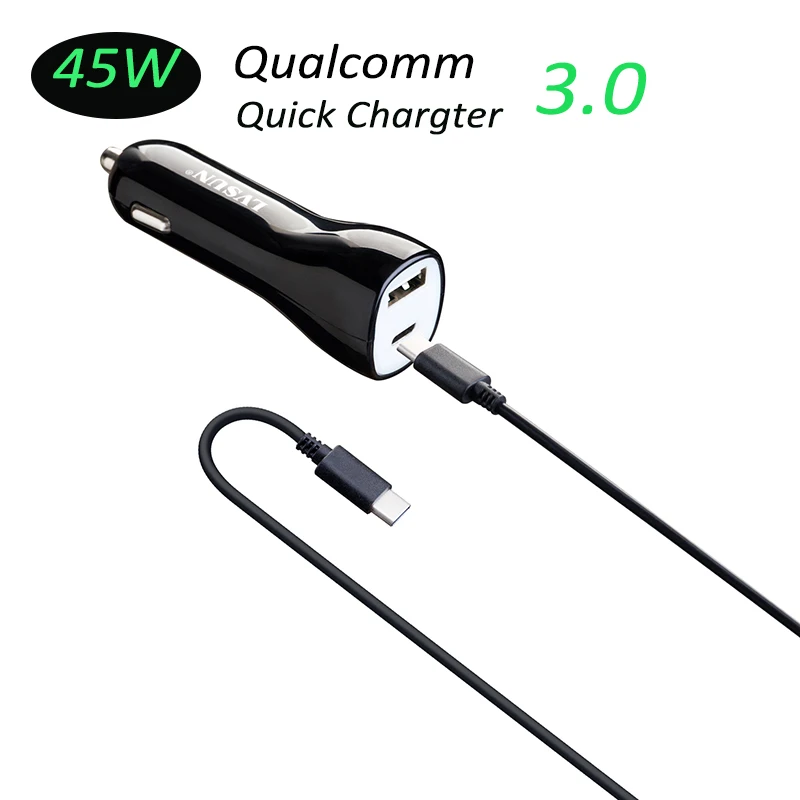 Автомобильное зарядное устройство Mini USB адаптер с 2 портами для iPhone 11/11 Pro/11 Pro Max/12/12