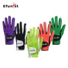 Men's Golf Glove Micro Soft Fiber Breathable 1 Pair or Worn on Left/Right Hand With Magic Tape Elastic band 5 Colors Golf Golves 1