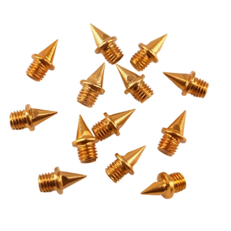 16Pcs Track and Country Spikes Titaniums Alloys Track Spikes Replacement Shoes Sports Running Shoes
