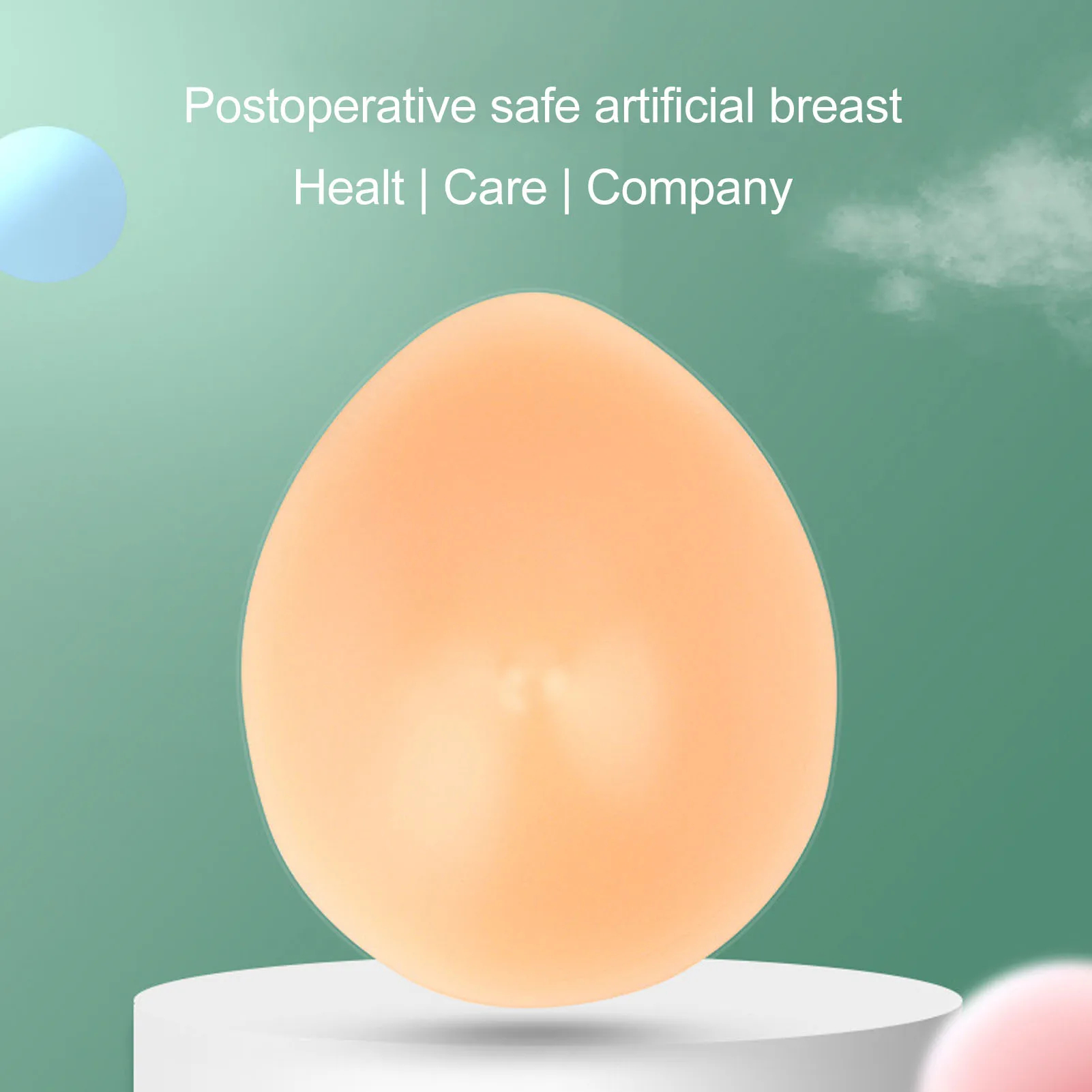 150g Mastectomy Prosthesis Concealing Fitting Soft Ergonomic Drop Shape Plump Elastic Artificial Symmetrical Breast for Home