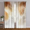 2pcs, Curtains 2D print Eclectic decor Versatile 100% Polyester (without rod) Thermal Insulation, and Room Darkening Functions 1