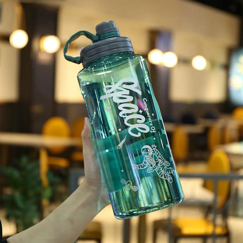 1100/1500/2000/3000ml Water Bottle Cup Durable Clear Scale Water Bottle Explosion Proof Large Outdoor