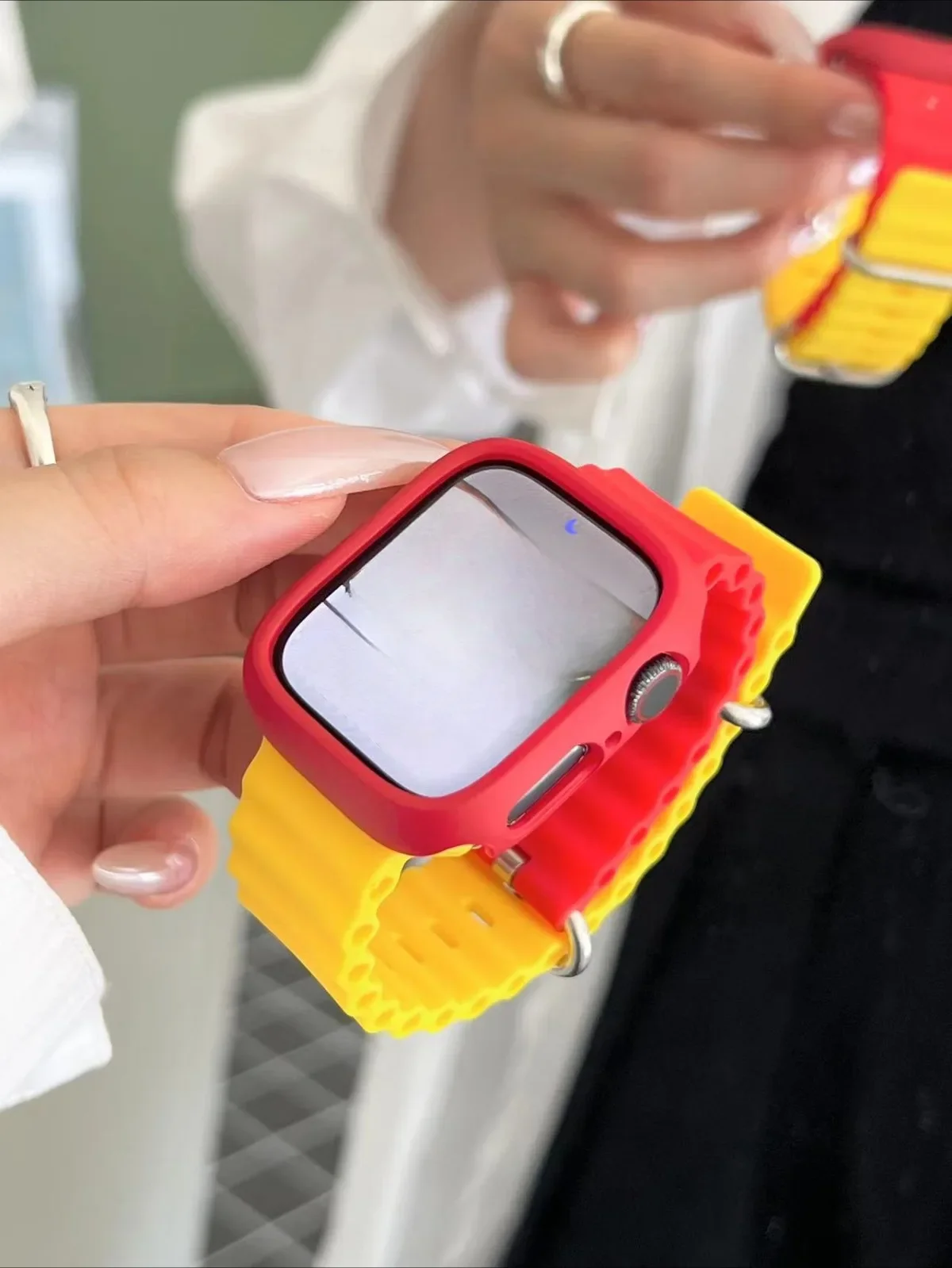 Sportigt klockarmband för smartwatch modernt utbyte_voghion.com