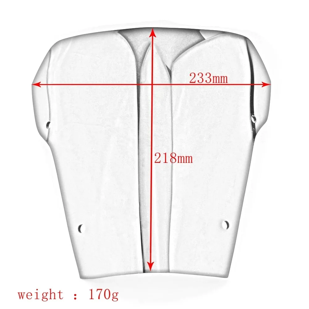 AJKSTDPV Pantalla Parabrisas Deflector Viento Para XT660 R 2004-2016 Deflectores Pantalla Protección Contra Viento Parabrisas Motocicleta