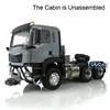 6X4 LESU 1/14 RC Tractor Truck Metal Chassis KIT Cabin Radio Control Vehicle Winch Warning Lights Tamiyaya Model Toys THZH1035 3