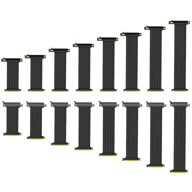 Schede grafiche per PC ad alta velocità connettore PCI Express cavo Riser Card PCI-e 4.0 X16 adattatore per porta di espansione del cavo flessibile