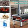 Pizza Oven Outdoor 13" Multi-Fuel Pizza Maker Rotatable Pizza Ovens Portable Wood Fired and Gas Oven 3