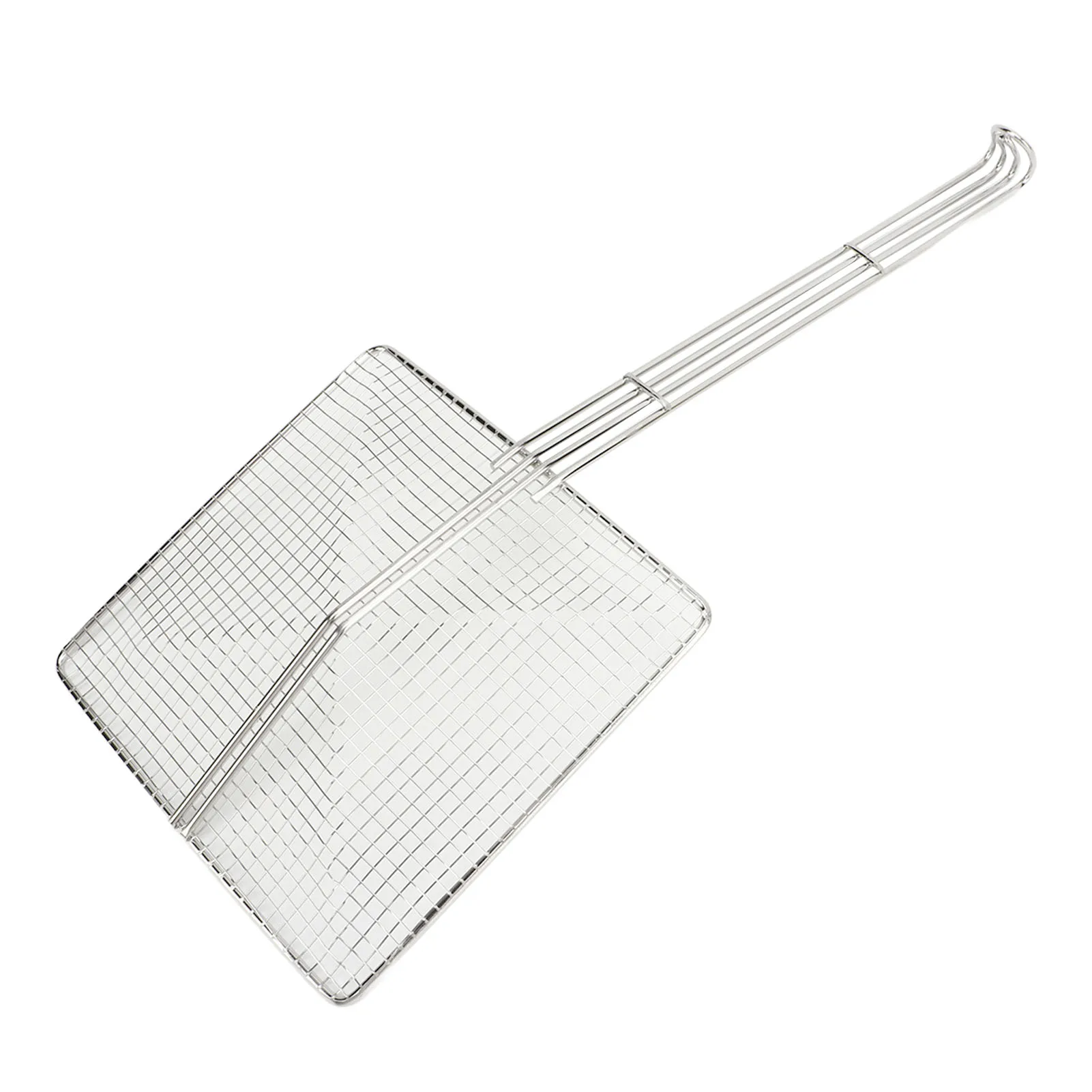 304 Stainless Steel Cooking Skimmer Spoon Multifuntional Hook Design Dishwasher Safe Strainer Skimmer Ladle for Frying