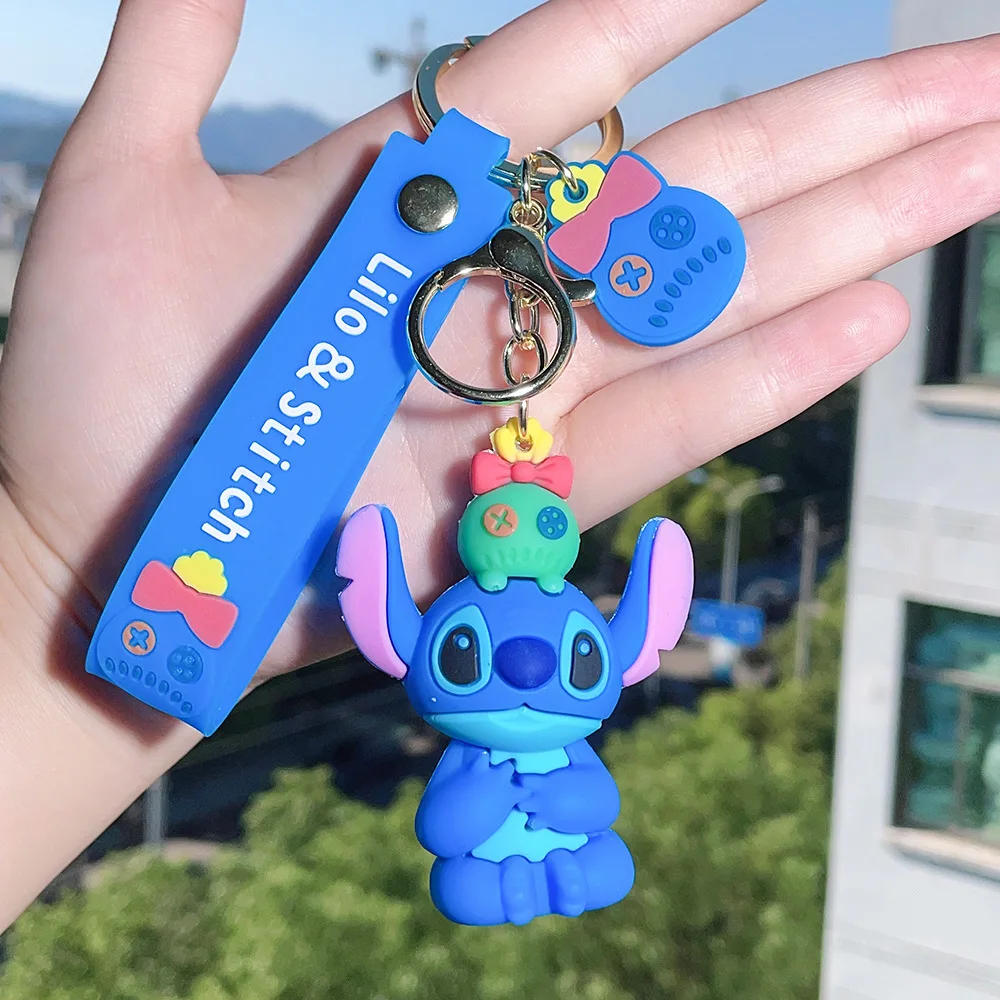 Lilo & Stitch – porte-clés de voiture pour femme, jouet mignon et