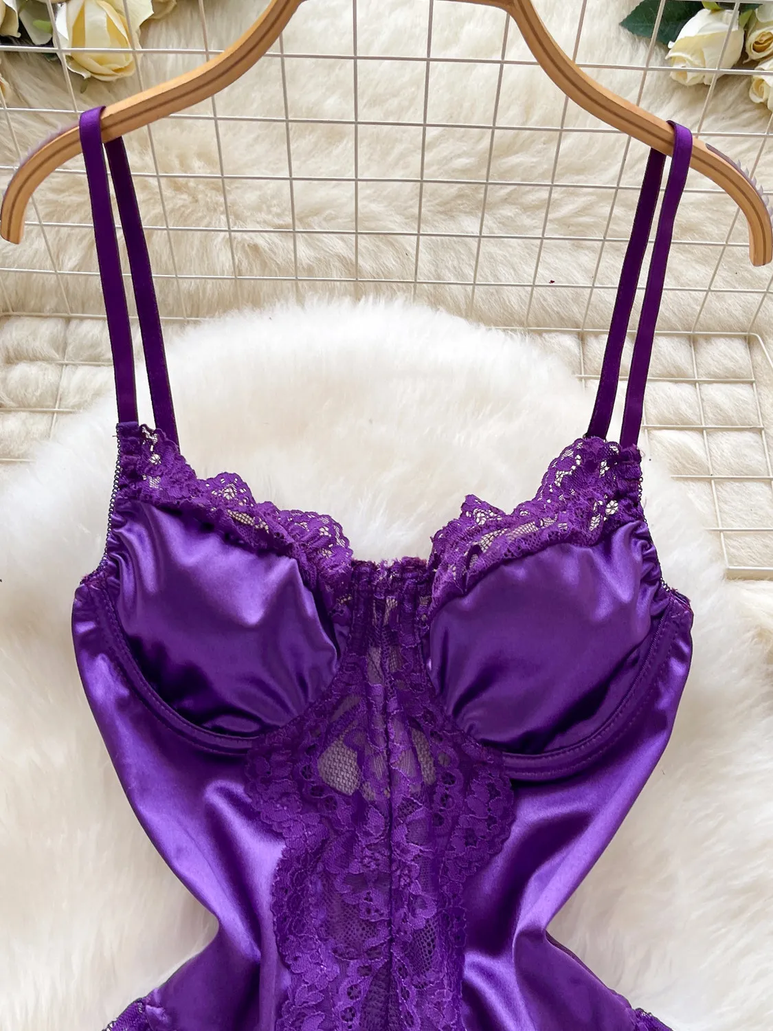 side view showing slim fit and adjustable straps