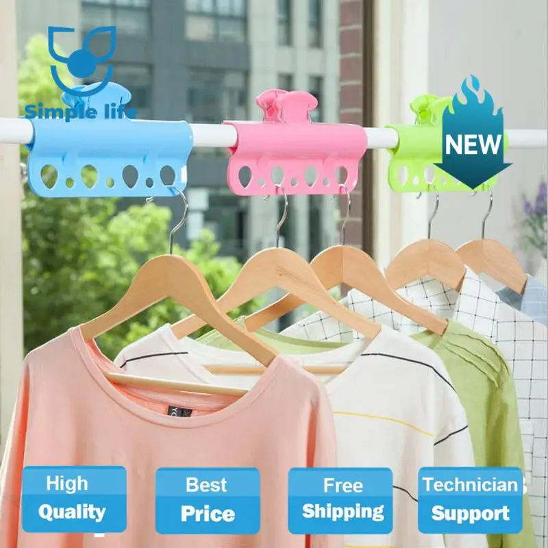 Molletta Antivento Tricolore Design Antivento Strumento Di Asciugatura Antivento Stendibiancheria Stendibiancheria In Plastica Porosa Nessuna Traccia 