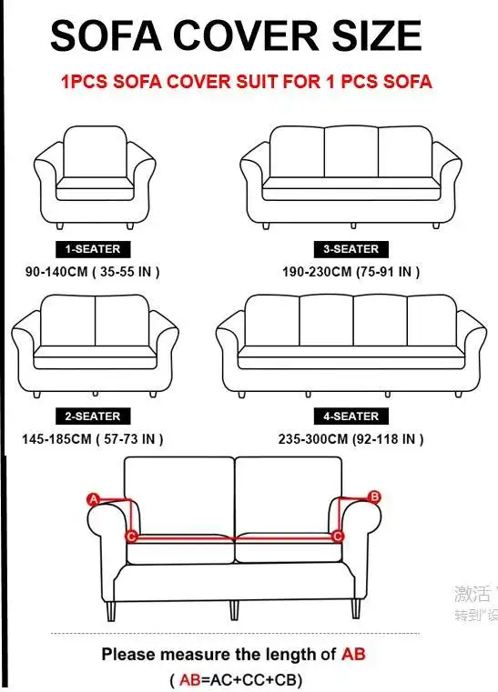 Holiday Decoration Sofa Cover Christmas Snowman Print Installation Simple Universal Sofa Cover