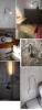 3W Wall Lamp Sconces Bedside Working Study Reading Book wall Night light fixtures Gooesneck Adjust Spot LED White Black Silver 6