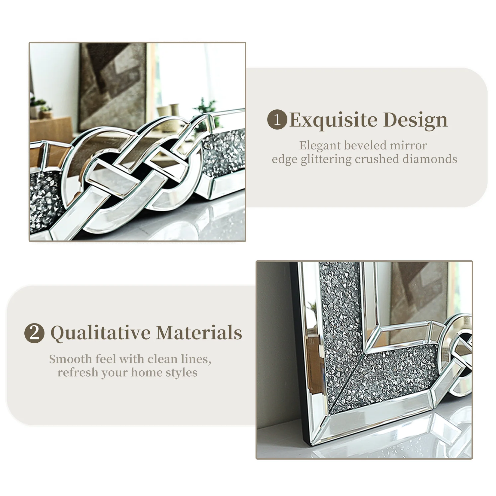 Crystal Diamond Wall Mirror 6