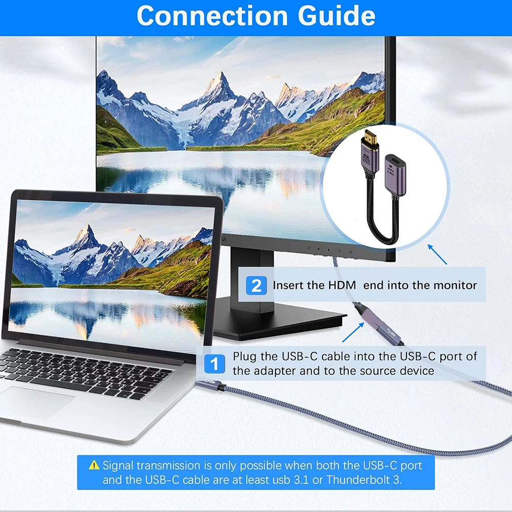 UHD  CŸ -HD TV  ÷ ׳ƽ Ŀ  ̺, Thunderbolt3  4K @ 60Hz