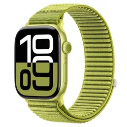 Durable Nylon Loop Watch Band - Versatile Strap Bracelet - 42 - 44 - 45 - 46 - 49mm (Field green)