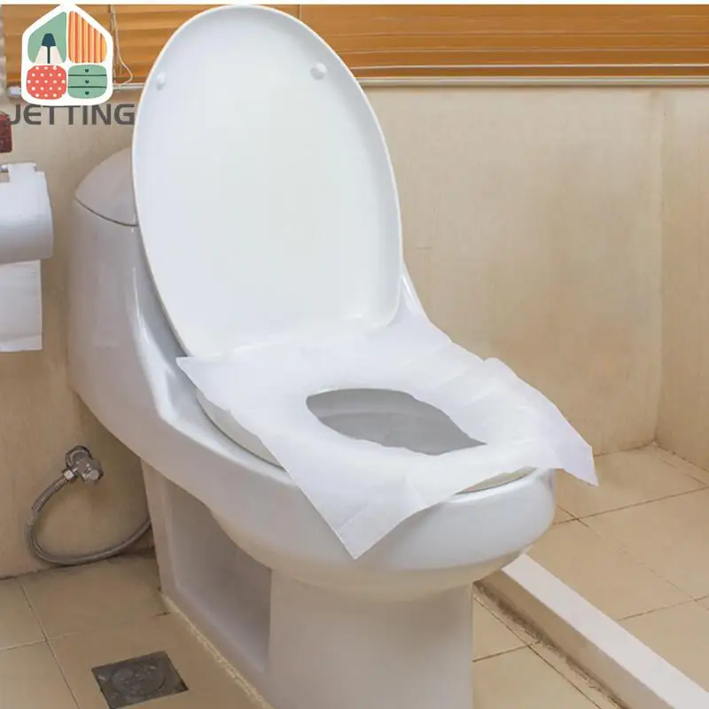 Toilet Seat Cover 10 Pieces/set Travel disposable wc mat 100% waterproof toilet paper pad bathroom accessories