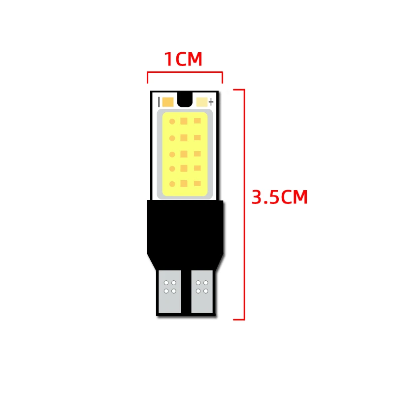 

Car LED Width indicator lamp License plate lamp T10 Driving lights W5W/194 Automobile trunk lamp Reading lamp