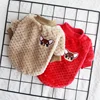 Warm Outfit Fleece Pet Clothes Sweater Cute Chihuahua Print Coat Small Medium Dog Clothes Hoodie Jacket Teddy Bulldog Chihuahua 3
