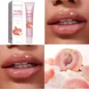 Peach hose lip balm supermodel lip glaze lasting moisturizing lip gloss exfoliating lip care gel hot sale 6