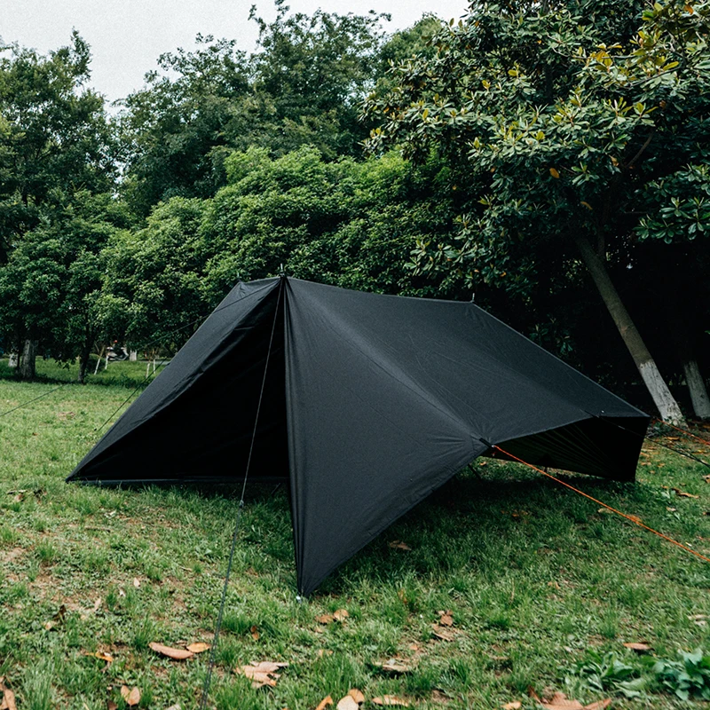 aricxi black coating tarp 8 / 19 hanging ponits 3x3m 4x4m outdoor camping sunshelter canopy