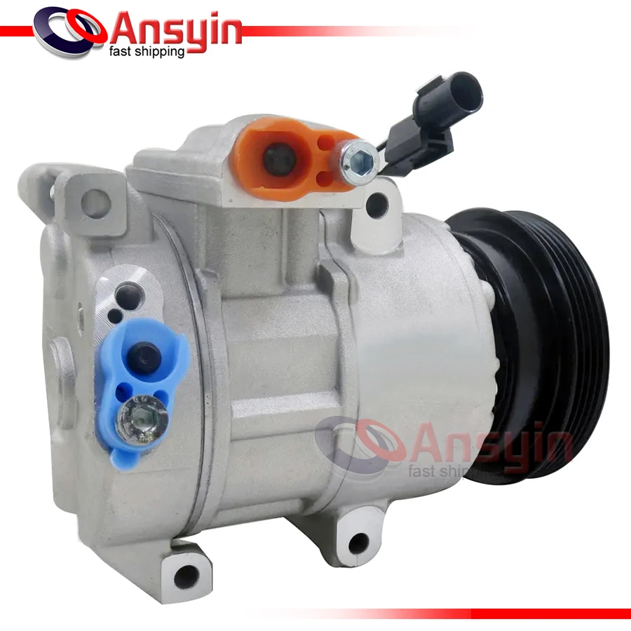 

AC Air Compressor 6SBU16C DV13 for Kia RIO II JB 1.4 1.6 2005- G4EE G4ED 97701-1G010 97701-1G000 TSP0155866 8FK351340-051