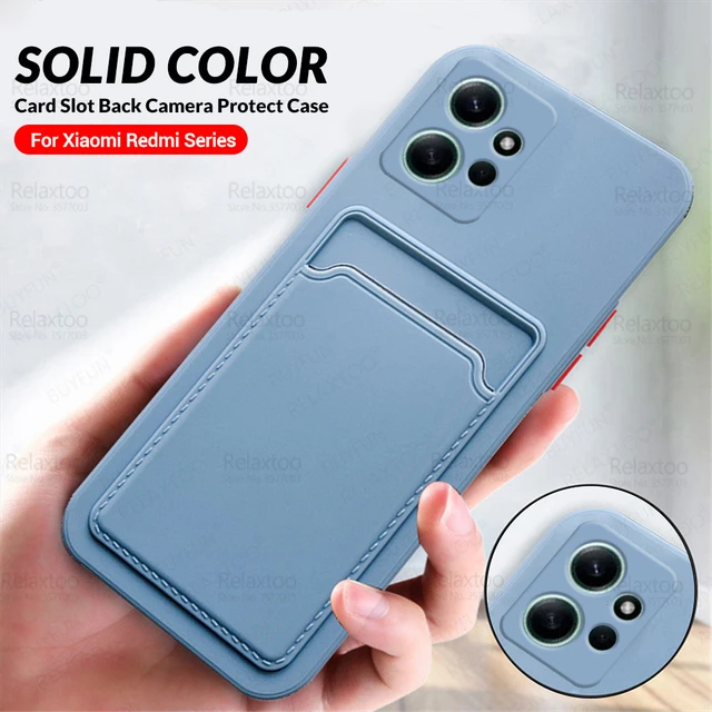 For Xiaomi Redmi Note 12 4g Case Silicone Soft Card Wallet Back Cover  Readmi Note12 5g Redme 12c Camera Shockproof Coque Capas - Mobile Phone  Cases & Covers - AliExpress