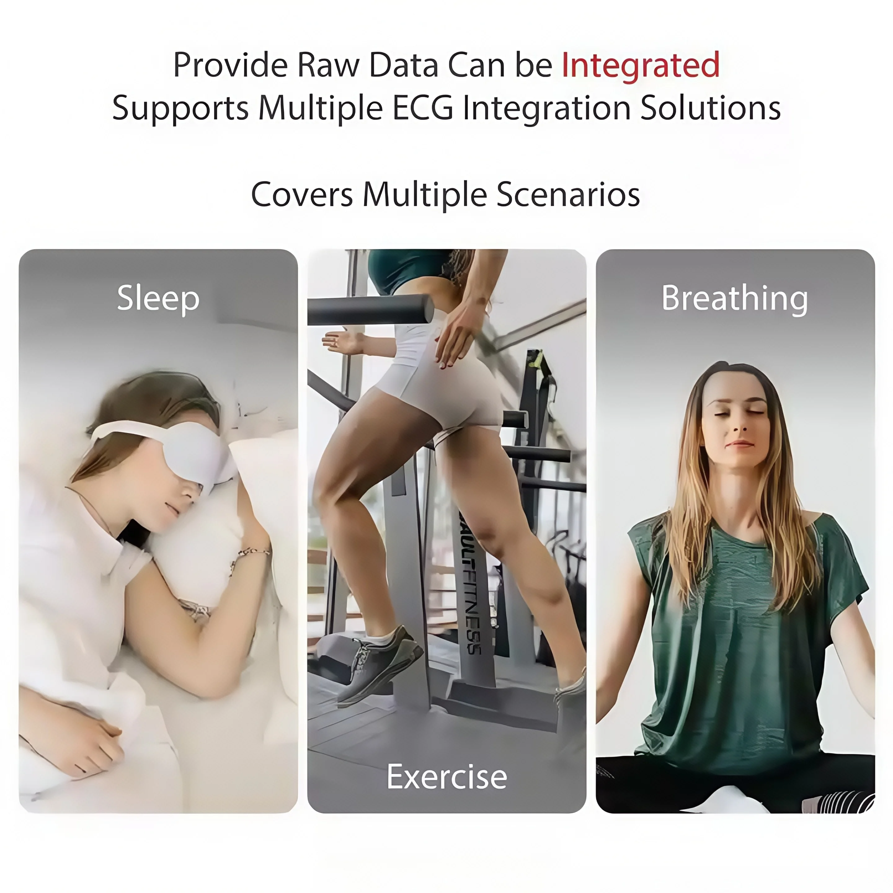 Bluetooth ECG monitor 24-hour real-time monitoring AI analysis dynamic ECG recorder wearable heart rate monitor OLED display