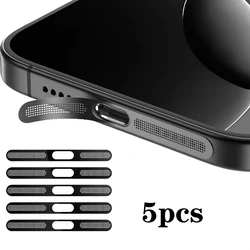 5Pcs Premium Metal Dustproof Mesh Stickers for Earpiece Speaker Protection (1)