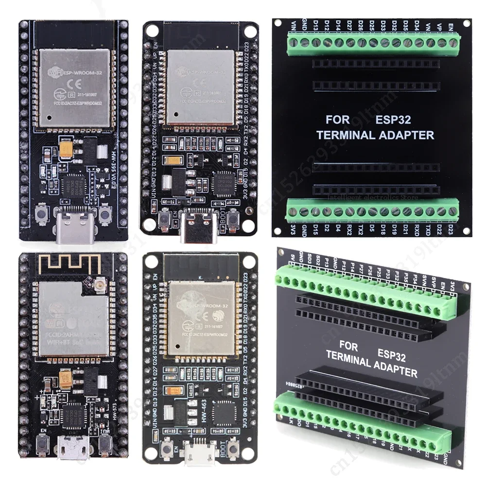 ESP32 умная планшетофон GPIO 1 в 2 для 30Pin 38Pin коммутационная плата Micro-USB CH340C CP2102 TYPE-C плата для разработки