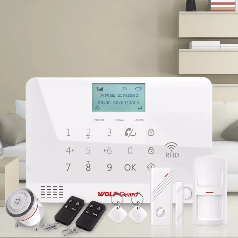 Tuya Security Smart Life 433Mhz 100 Wireless Zones WIFI Alarm System with Smart Phone APP Control