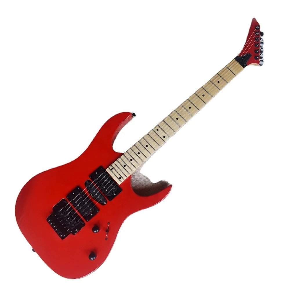

Flyoung Professional Supplier Red Electric Guitar Special Price Custom Made