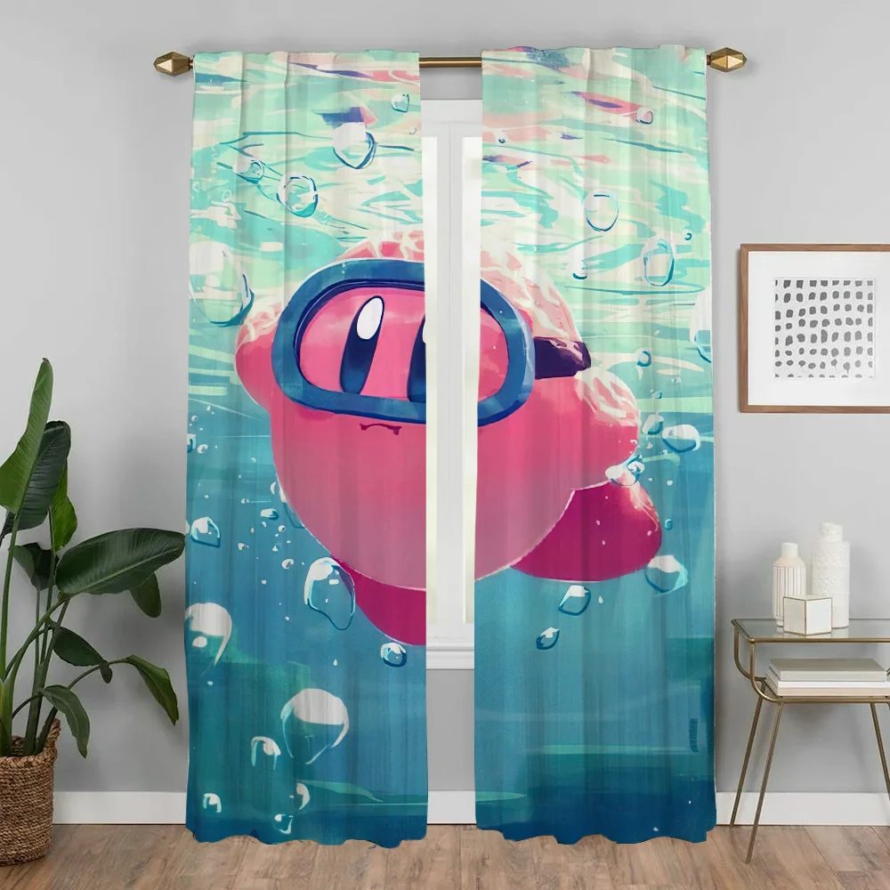K-KirbyS Blackout Curtain for Room 2 Panel Modern Living Room Curtains Home Interior Curtains Shades Tulle for Bedroom Partition 3